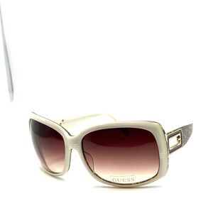 Guess Ivory and Brown Sunglasses